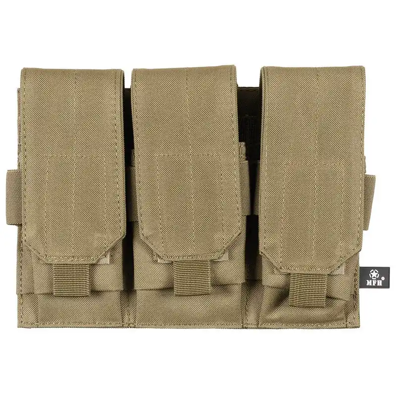 Must-Have Sumka MOLLE na zásobníky M4/M16 trojitá COYOTE BROWN