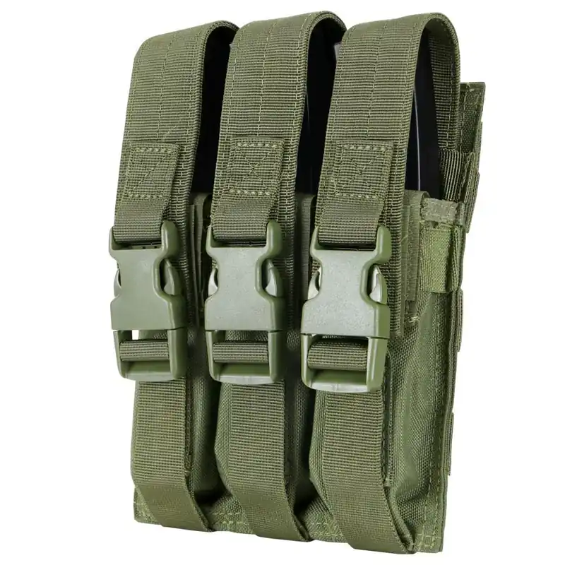 Sumka MOLLE trojitá na zásobníky MP5 ZELENÁ Sezónní Sleva