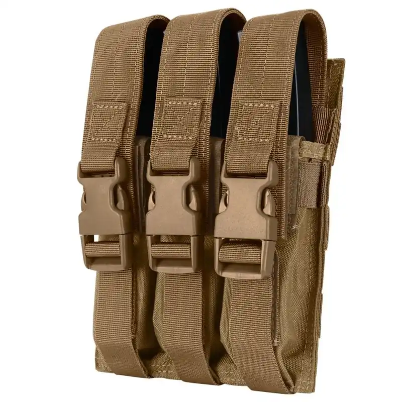 Sumka MOLLE trojitá na zásobníky MP5 COYOTE BROWN Vrácení Zdarma