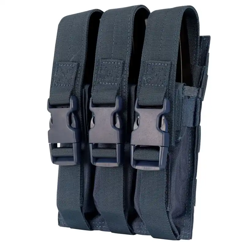 Finální Výprodej Sumka MOLLE trojitá na zásobníky MP5 MODRÁ