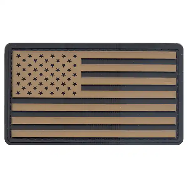 Zlevněný Nášivka vlajka USA plast ČERNÁ/KHAKI