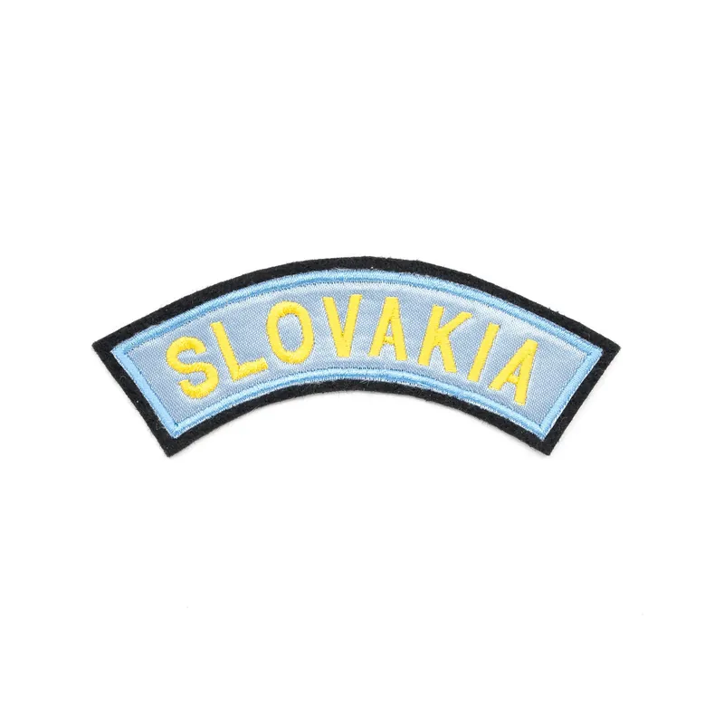 Levný Nášivka oblouček SLOVAKIA světle modrá