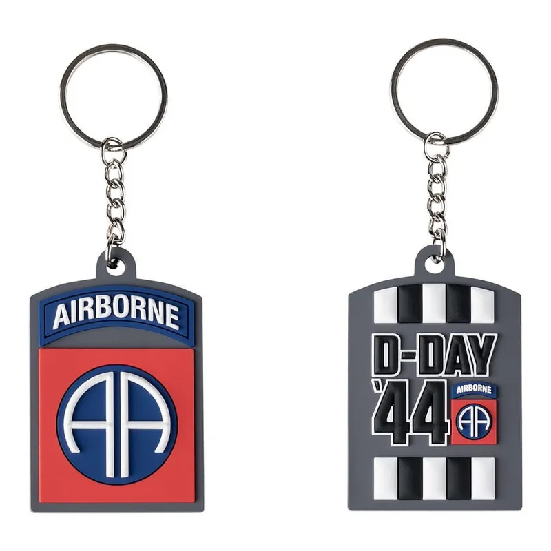 Přímo Od Výrobce Klíčenka 82nd AIRBORNE D-DAY 3D PVC