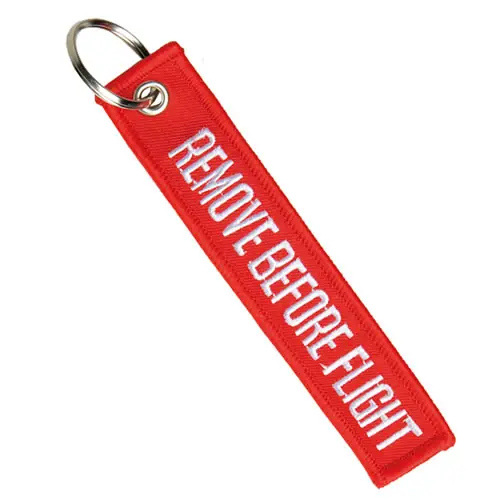 Klíčenka \\"REMOVE BEFORE FLIGHT\\" ČERVENÁ Nejlepší Cena