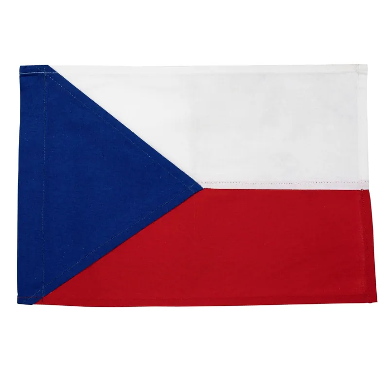 Autentický Vlajka ČESKÁ REPUBLIKA bavlna 150 x 500 cm