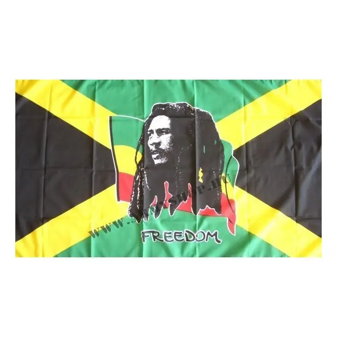 Finální Výprodej Vlajka Bob Marley JAMAJKA