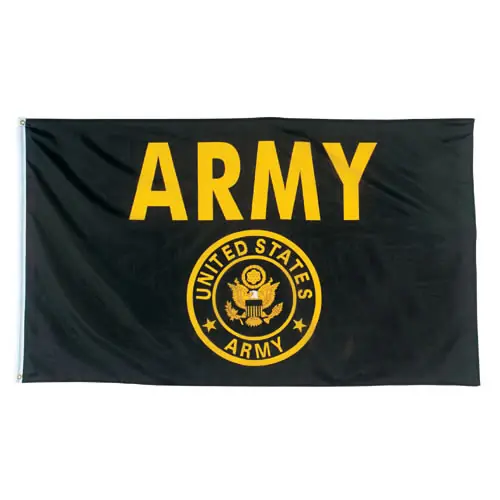 Finální Výprodej Vlajka ARMY ČERNÁ