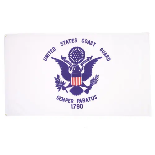 Vlajka pobřežní stráže U.S. COAST GUARD 1790 BÍLÁ Sezónní Sleva