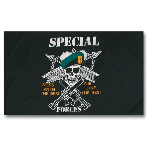 Super Cena Vlajka motiv US SPEC.FORCES