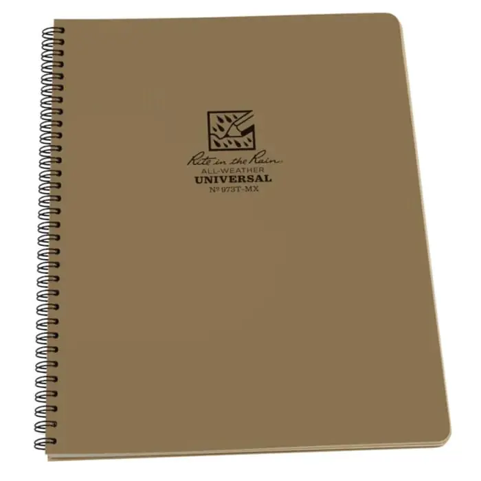 Originální Blok voděodolný spirálový Universal MAXI 8 1/2\\"x 11\\" DESERT