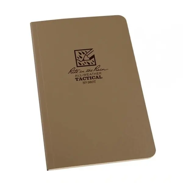 Výhodná Nabídka Blok voděodolný TACTICAL Field Book DESERT
