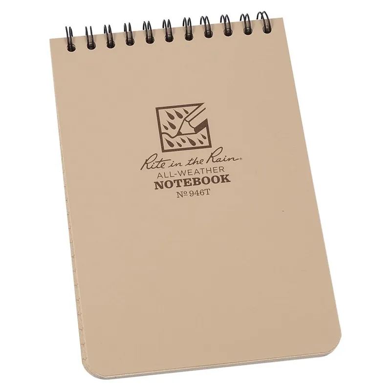 Originální Blok voděodolný spirálový Notebook TOP-SPIRAL 4x6\\" DESERT
