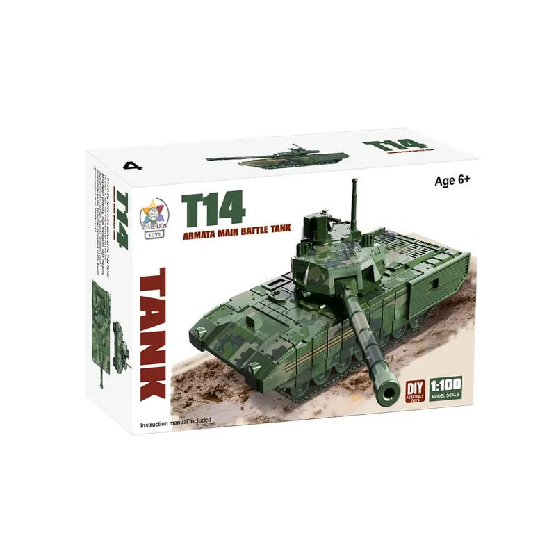 Model tank T-14 ARMATA stavebnice Autentický