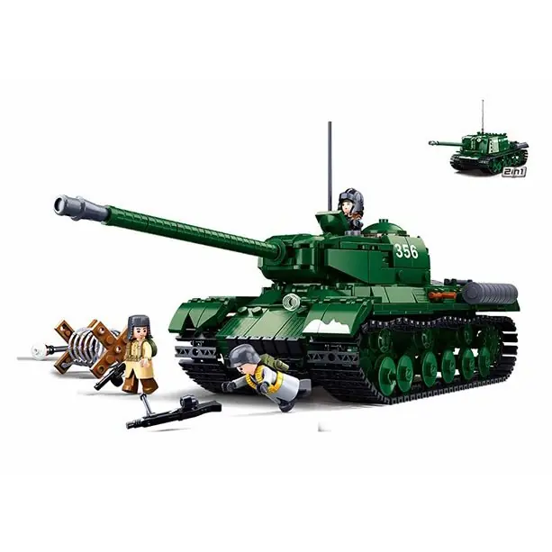 Víkendová Akce Stavebnice TĚŽKÝ TANK IS-2 2v1