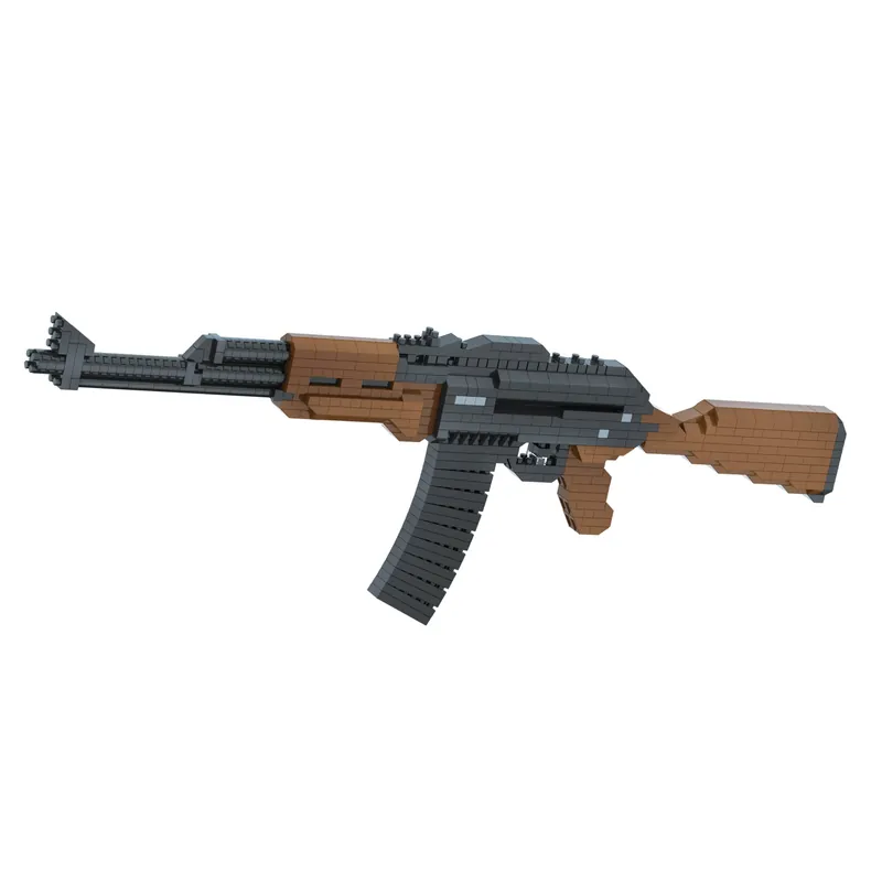 Výprodej Stavebnice samopalu AK47 Mini Block 628 dílků