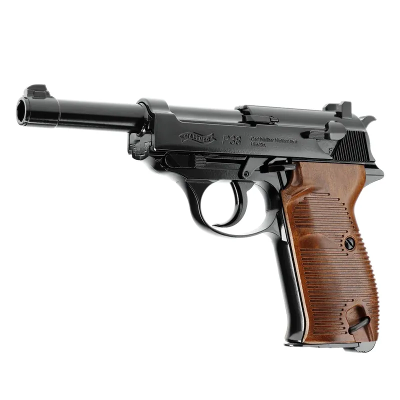 Pistole vzduchová UMAREX Legends P38 BLOWBACK CO2 ČERNÁ - BB 4,5mm steel Sezónní Sleva