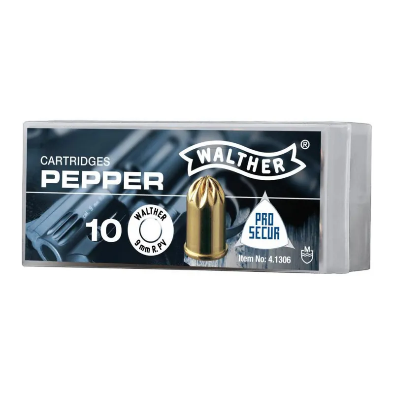 Náboj plynový revolverový cal.9 mm PEPPER 10 ks WALTHER Nakupujte Hned